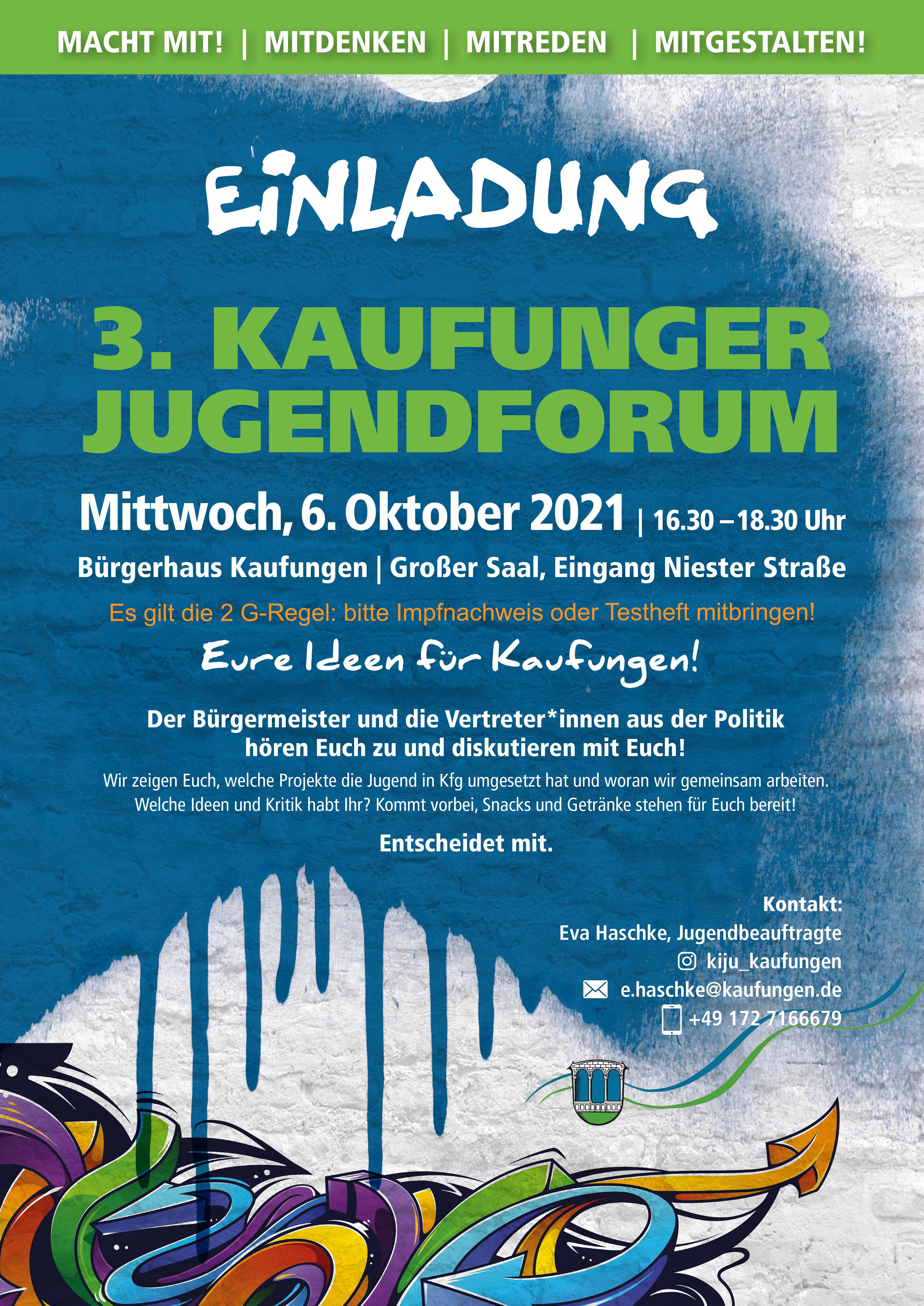 Plakat Jugendforum 6.10.2021