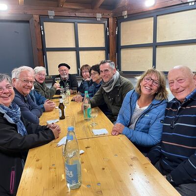 Bild vergr��ern: Auch das gesellige Kennenlernen kam an diesem Wochenende nicht zu kurz.