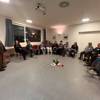 Bild vergr��ern: Es gab viel Zeit zum Austausch in der Gruppe.