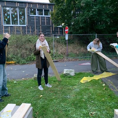 Bild vergr��ern: Gemeinsam etwas zu schaffen, bringt Freude.